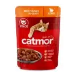 Catmor Pouch Beef Chunks in Gravy Cat Food