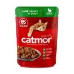Catmor Pouch Lamb Chunks in Gravy Cat Food