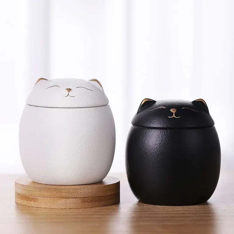 Classic Ceramic Cat Urn