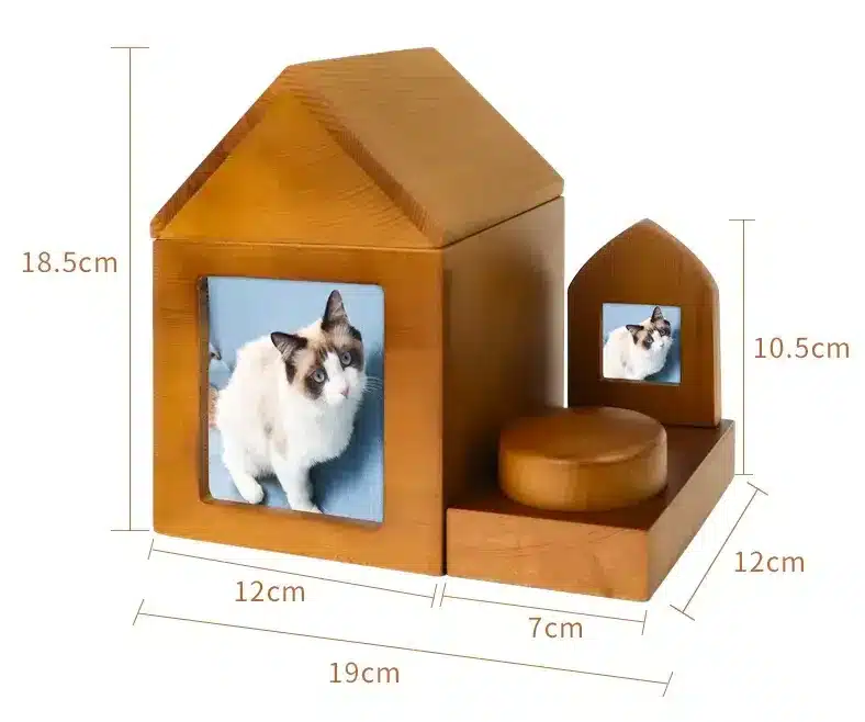 Dimensions of Photo Frame Dog & Cat Urn