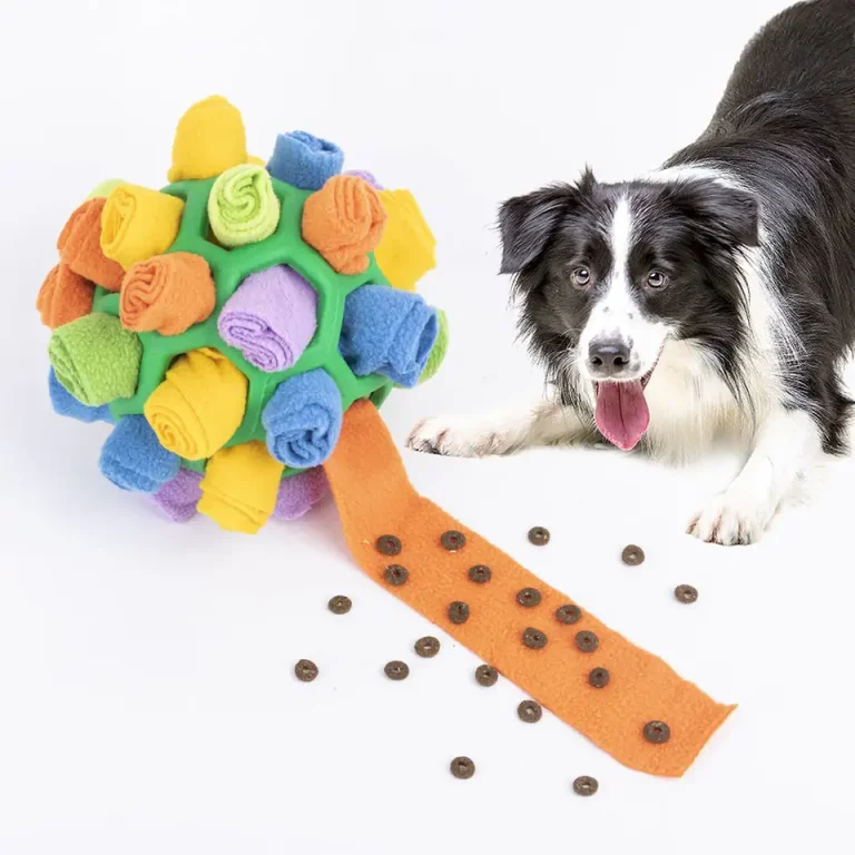 Dog Enrichment Snuffle Ball Toy to Encourage Natural Foraging Skills