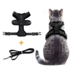 High Quality Comfort Travel Adjustable Cat Harness & Leash