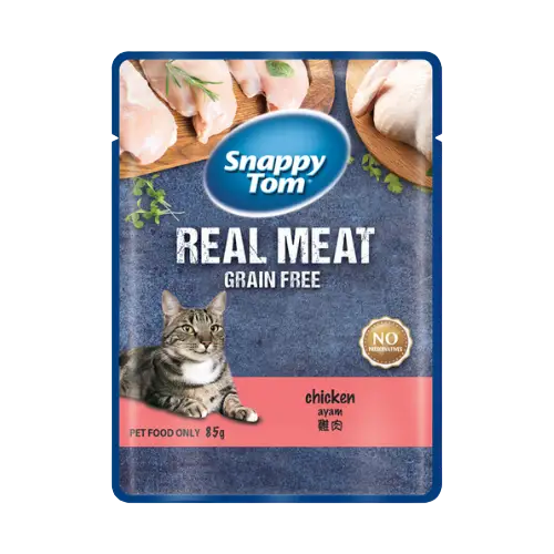 Snappy Tom Pouch Chicken Cat Food