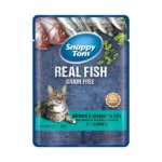 Snappy Tom Pouch Pilchard & Snapper in Jelly Cat Food