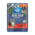 Snappy Tom Pouch Tuna & Shrimp in Jelly Cat Food