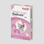 Radicate spot-on for Cats, 6-Months Protection Fleas, Mites, Heartworm, Hookworm, Roundworm