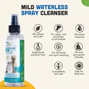 Benefits of FRESH ME UP BLOOM Waterless Spray Cleanser for Dogs, Cats