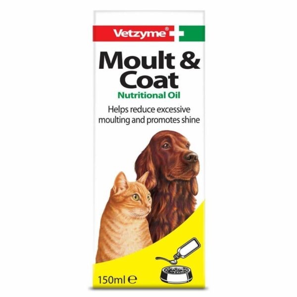 Buy Vetzyme Moult and Coat Oil for Dog & Cat in Kenya at Petsasa