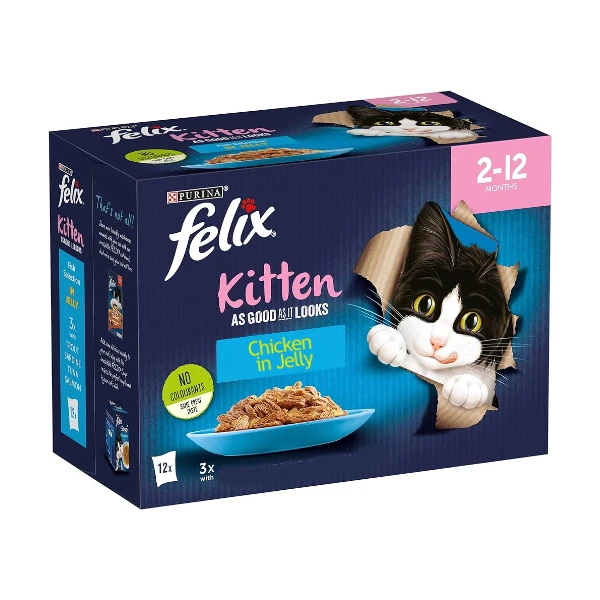 FELIX® As Good As It Looks Junior Chicken in Jelly Kitten at Petsasa petstores