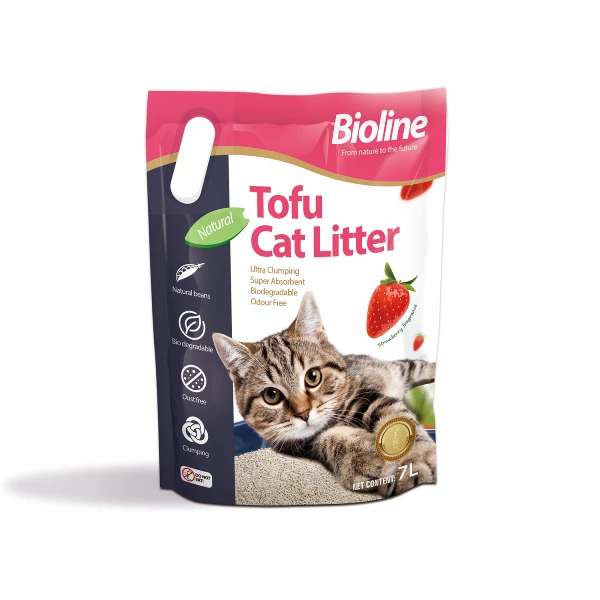 Bioline Tofu Cat Litter Strawberry Fragrance at Petsasa