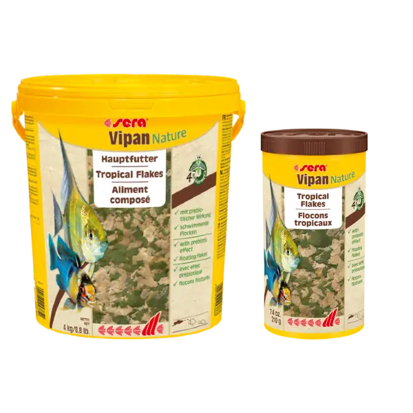 Sera Vipan Nature Tropical Flakes Fish Food Petsasa