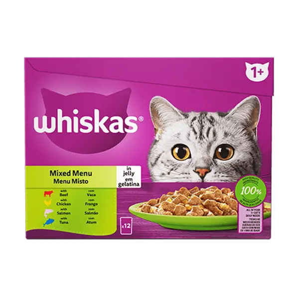 Whiskas Pouch Adult Mixed Selection Wet Cat Food in Kenya