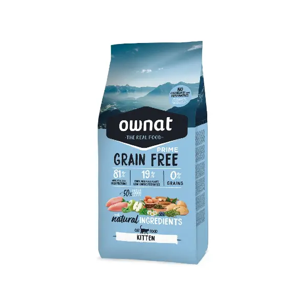 Ownat Grain Free Prime Kitten Food at Petsasa Kenya