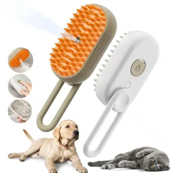 Pet Grooming Steam Brush for Dogs & Cats at Petsasa Kenya