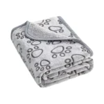 Pawprint Microplush Dog & Cat Blanket petsas