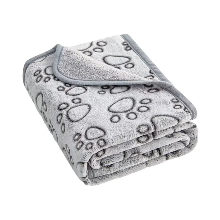 Pawprint Microplush Dog & Cat Blanket petsas