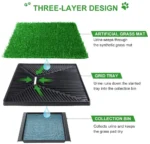New Design Indoor Grass Potty Dog Pee Turf with Drawer