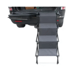 Using Foldable Lightweight Steel Dog Ladder