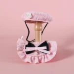 Best Pink Beret Cap Cat Costume Set for Photo Prop