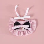 Pink Beret Cap Cat Costume Set for Photo Prop Petsasa Pet Clothes