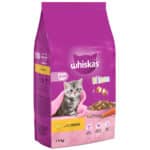 Whiskas Kitten Dry Food with Chicken 1.9kg - Complete Nutrition for 2-12mths