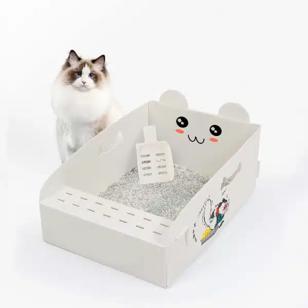 Catluna Foldable Disposable Litter Box for Cat Toilet at Petsasa Kenya