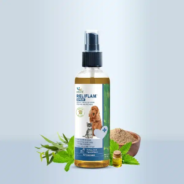 Reliflam Natural Itch Relief Spray for Dogs & Cats