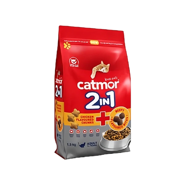 Catmor 2 In 1 Chicken & Beef Adult Dry Cat Food