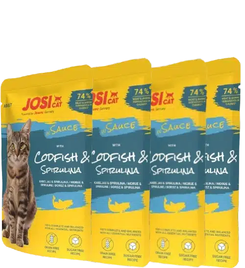 JosiCat Codfish & Spirulina In Sauce Wet Cat Food Petsasa Kenya