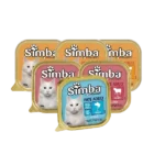 Simba Cat Meat Flavoured Pâtés Adult Cat Food, Pack Of 6
