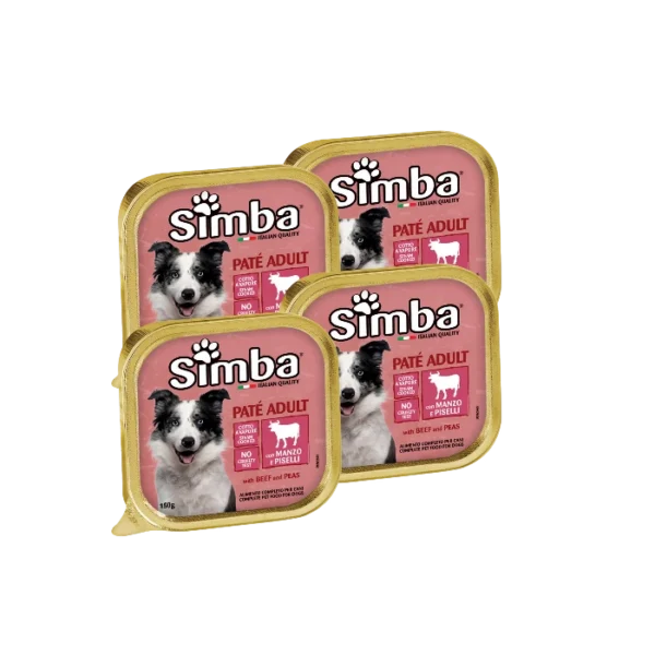 Simba Dog Beef & Peas Pâté Adult Dog Food Petsasa Kenya