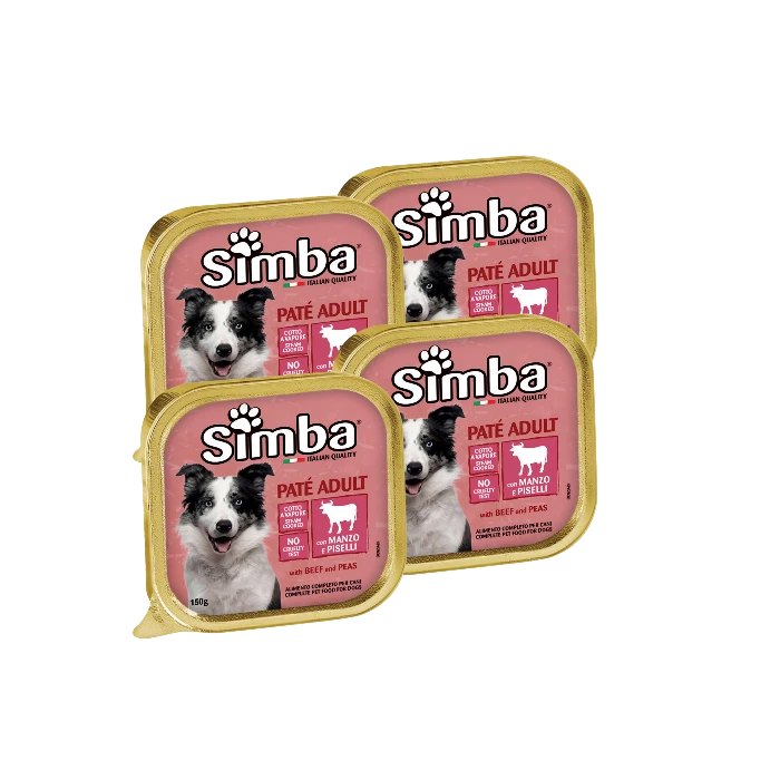 Simba Dog Beef & Peas Pâté Adult Dog Food Simba Dog Beef & Peas Pâté Adult Dog Food Petsasa Kenya