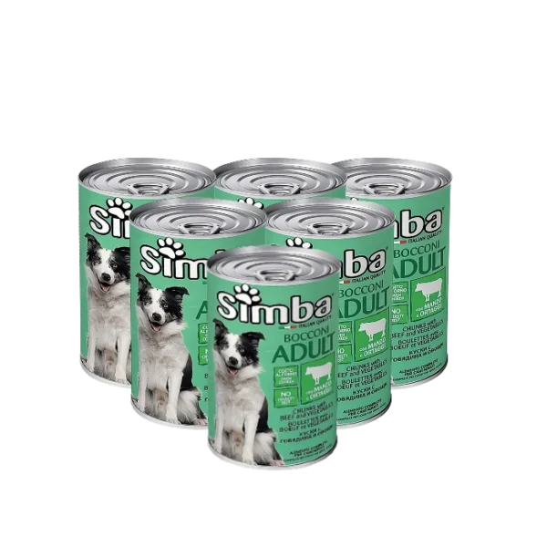 Simba Dog Beef & Vegetable Chunks Adult Dog Food Petsasa Kenya