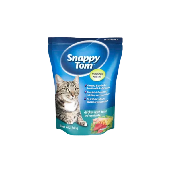 Snappy Tom Chicken Dry Cat Food - With Tuna & Vegetables Petsasa Kenya