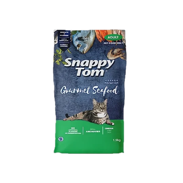 Snappy Tom Gourmet Seafood Adult Dry Cat Food Petsasa Kenya