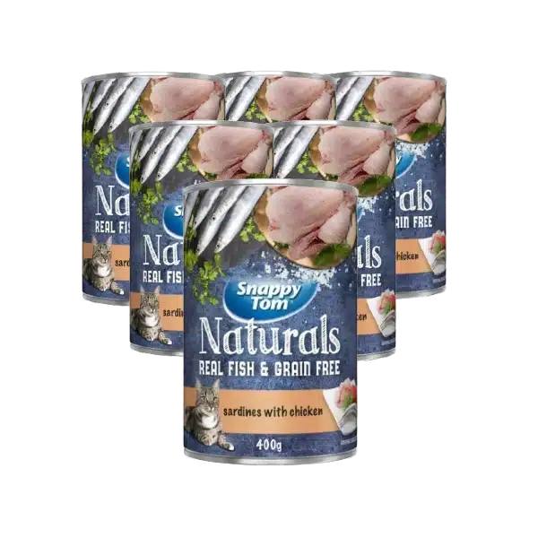 Snappy Tom Sardines With Chicken Canned Cat Food Petsasa Kenya