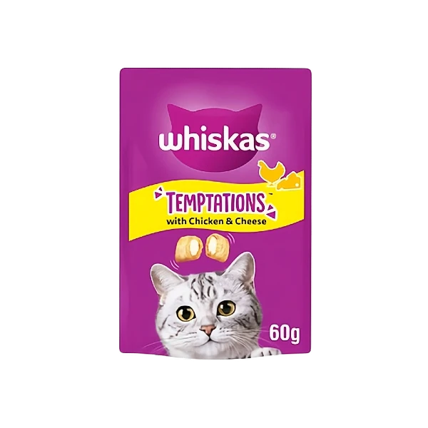 Whiskas Temptations Chicken & Cheese Cat Treats Petsasa Kenya