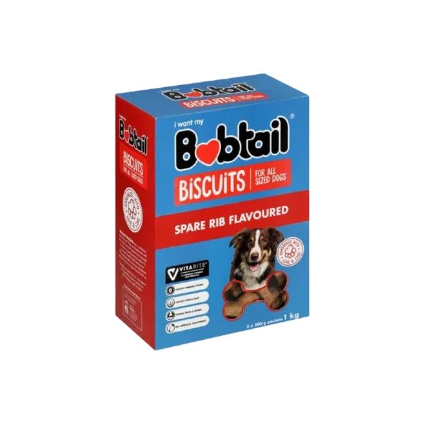 Bobtail Spare Rib Flavoured Dog Biscuits Petsasa Kenya