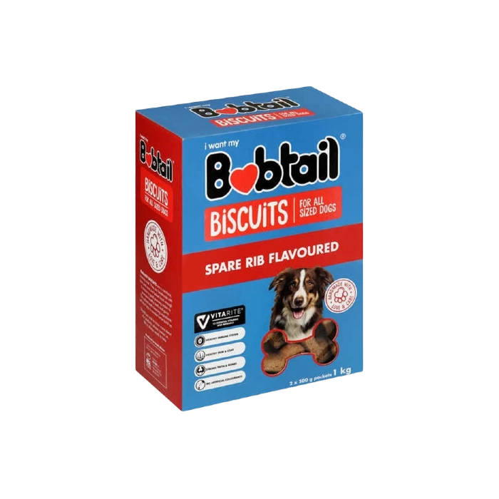 Bobtail Spare Rib Flavoured Dog Biscuits Bobtail Spare Rib Flavoured Dog Biscuits Petsasa Kenya