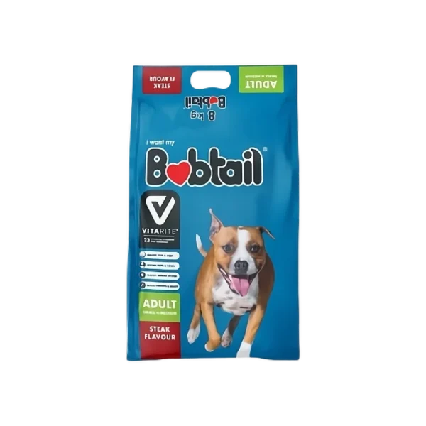 Bobtail Steak Small/Medium Adult Dry Dog Food Petsasa Kenya