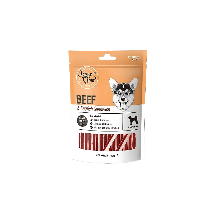 Jerky Time Beef & Codfish Sandwich Dog Treats Jerky Time Beef & Codfish Sandwich Dog Treats Petsasa Kenya