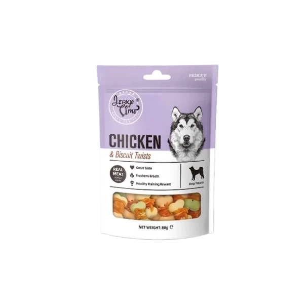 Jerky Time Dog Chicken & Biscuit Twists Petsasa Kenya