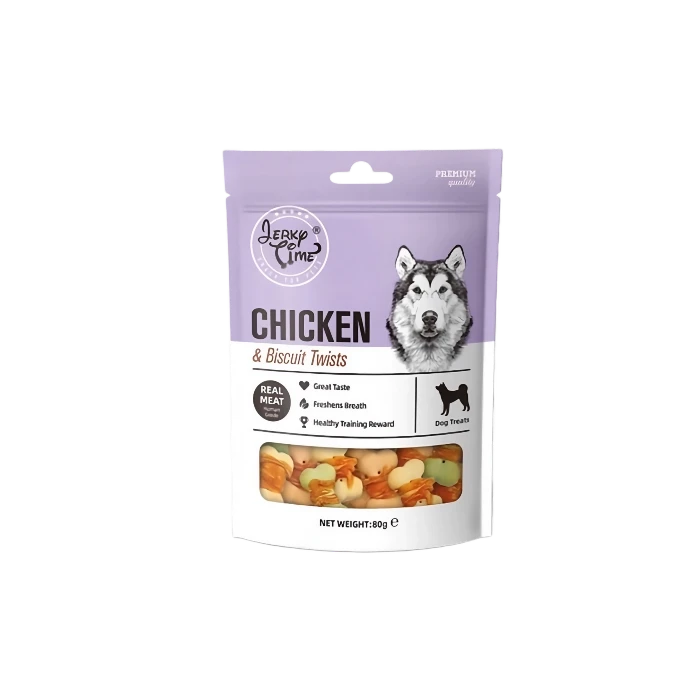 Jerky Time Dog Chicken & Biscuit Twists Petsasa Kenya