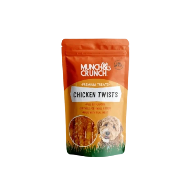 Munch & Crunch Chicken Twists Dog Treats Petsasa Kenya
