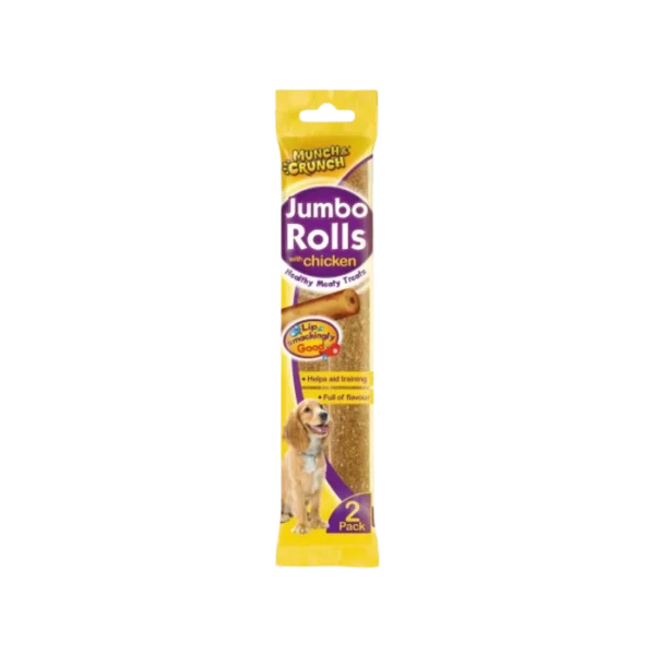 Munch & Crunch Jumbo Rolls with Chicken Dog Treats Petsasa Kenya