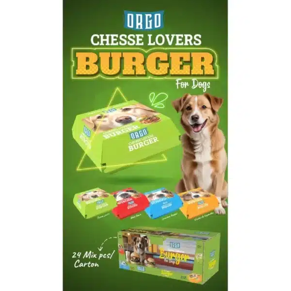 ORGO Cheese Lovers Burgers Dog Treats Petsasa Kenya