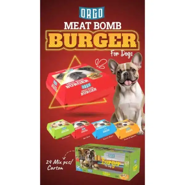 ORGO Meat Bomb Burgers Dog Treats Petsasa Kenya
