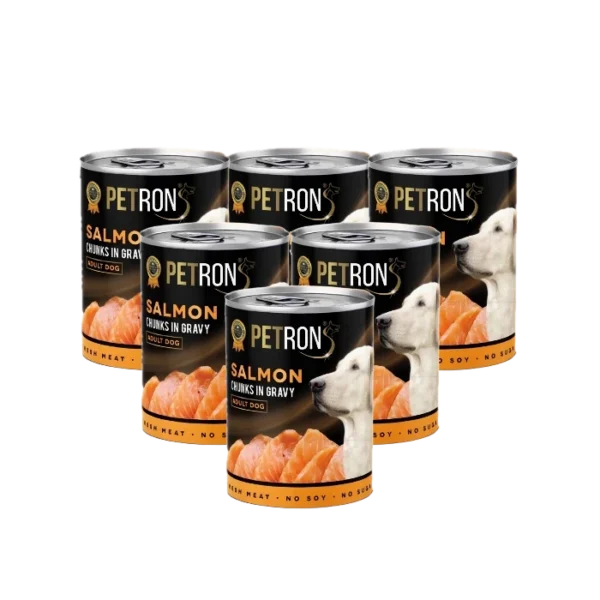 Petrons Salmon Chunks In Gravy Adult Dog Food Petsasa Kenya