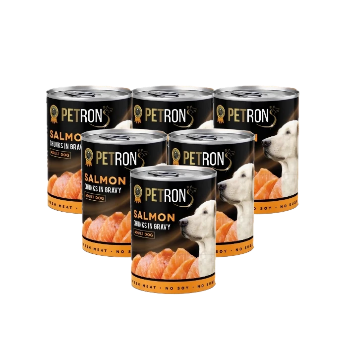 Petrons Salmon Chunks In Gravy Adult Dog Food Petsasa Kenya