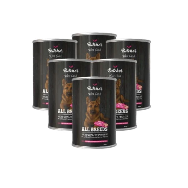 Butcher Beef & Chicken Pate Wet Dog Food Petsasa Kenya